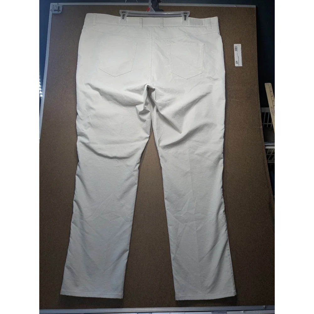 Peter Millar EB66 Performance Five-Pocket Pants Mens 44x32 Stone ME0EB66FB